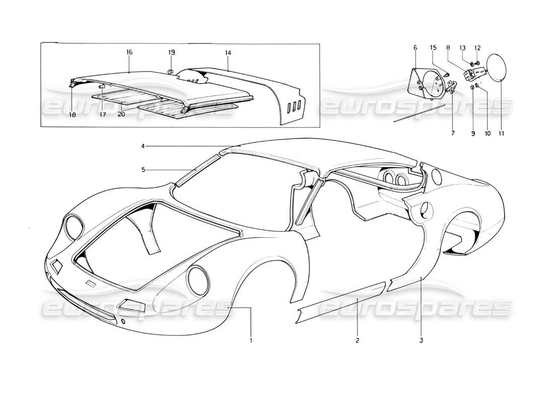 part diagram containing part number 20172003