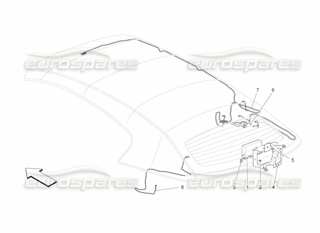 part diagram containing part number 83086200