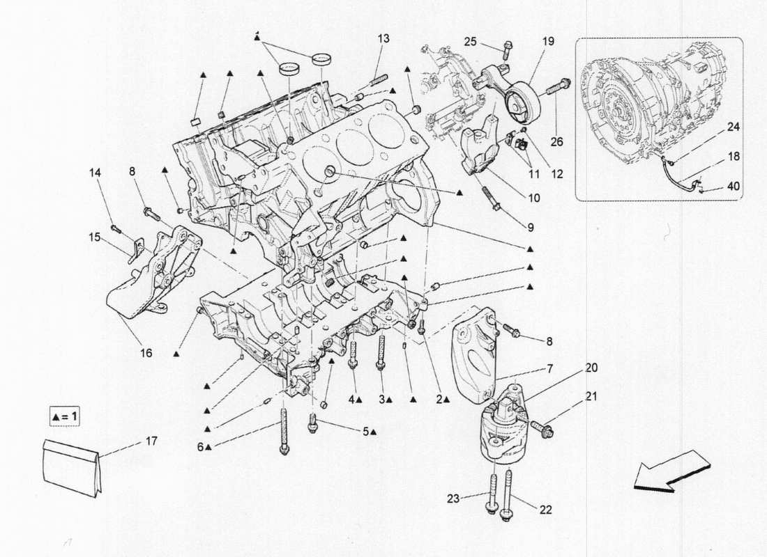 part diagram containing part number 46330294