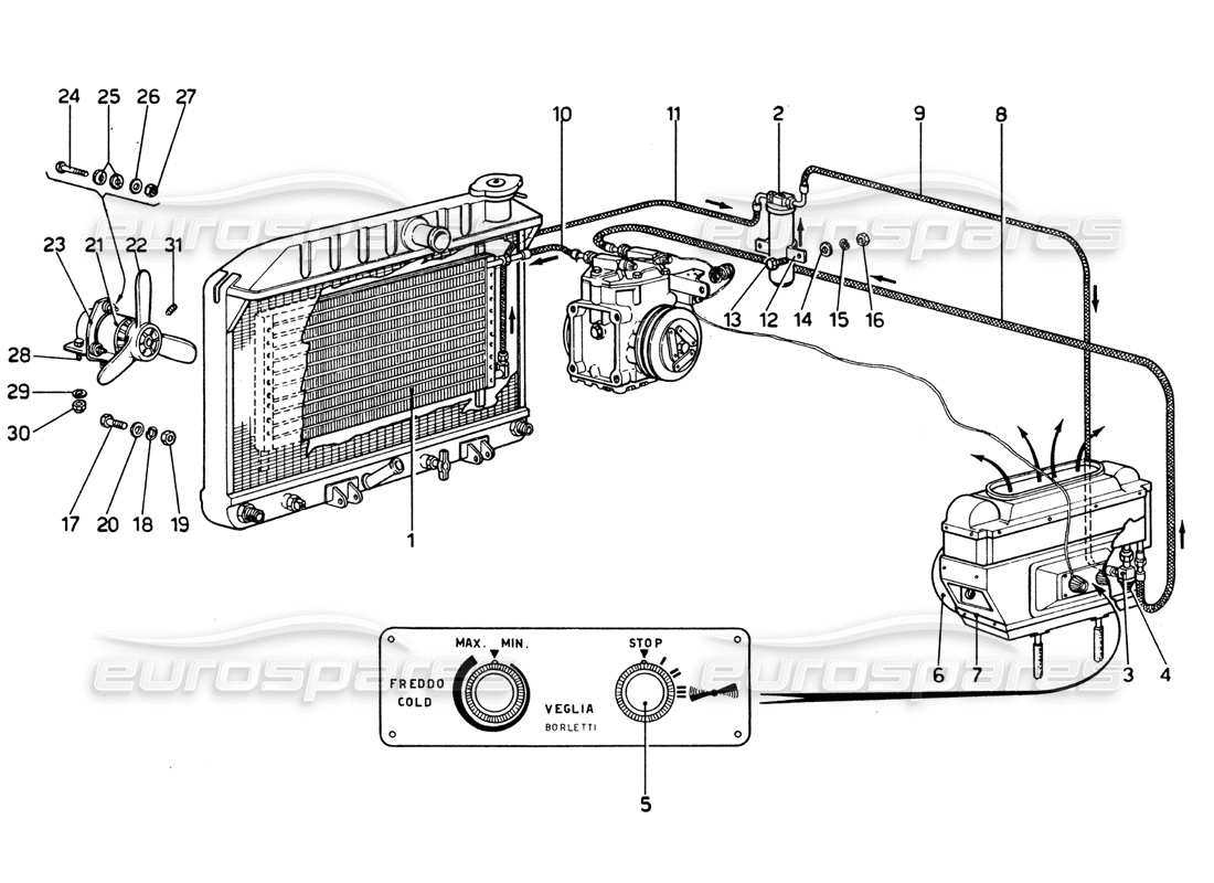 part diagram containing part number 95134