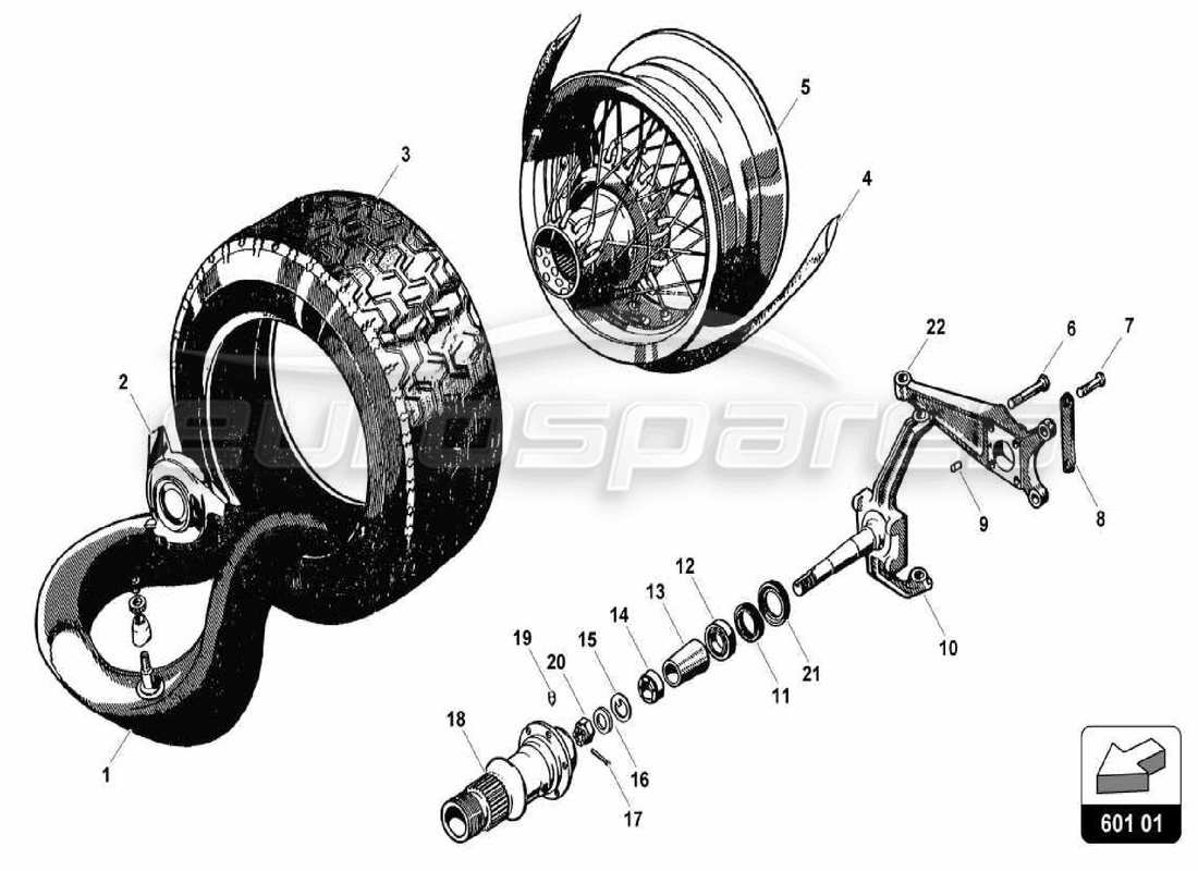 VIEW PARTS DIAGRAMS FROM THE LAMBORGHINI 350 PARTS CATALOGUE a part diagram from the lamborghini 350 parts catalogue
