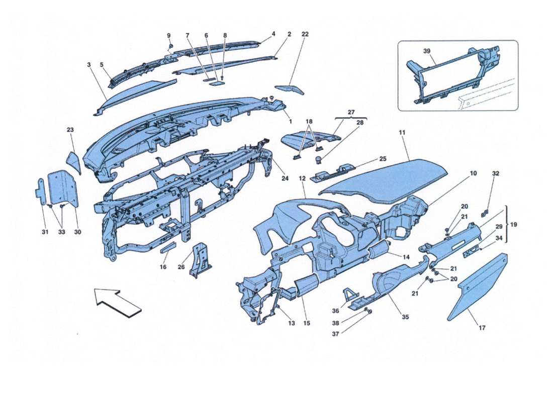 part diagram containing part number 83446500