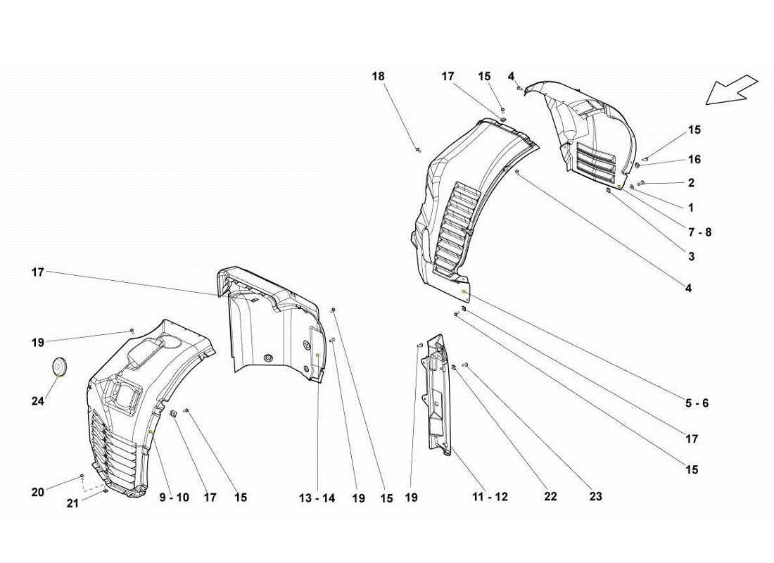 lamborghini gallardo lp570-4s perform wheelhouse parts diagram