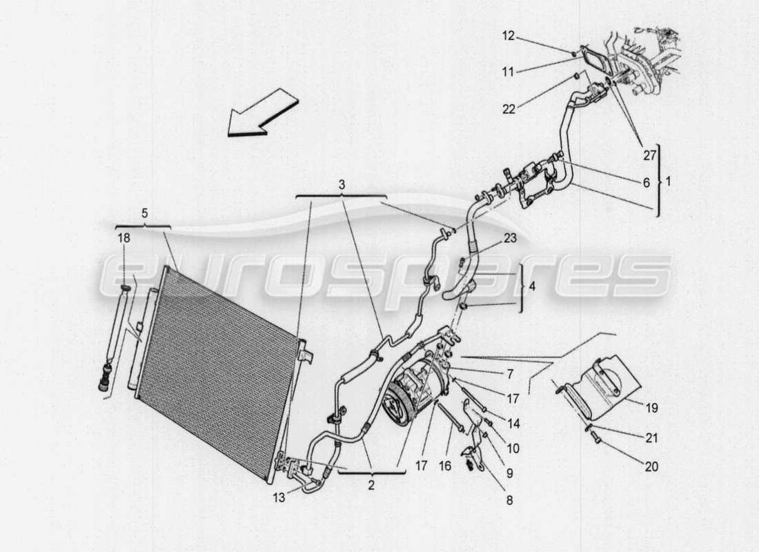 maserati qtp. v8 3.8 530bhp auto 2015 a c unit: dashboard devices parts diagram