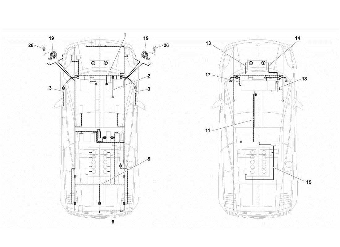 lamborghini gallardo lp570-4s perform electrical system part diagram