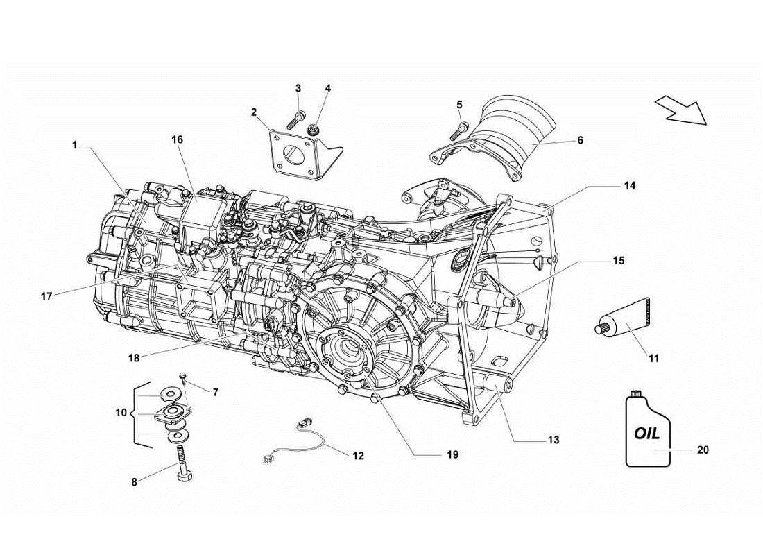 lamborghini gallardo lp560-4s update assembly part diagram