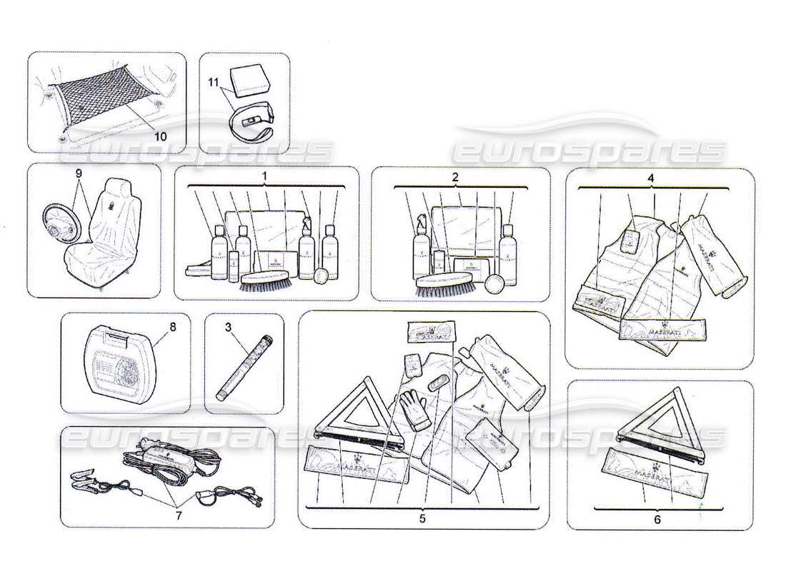 maserati qtp. (2010) 4.2 after market accessories parts diagram