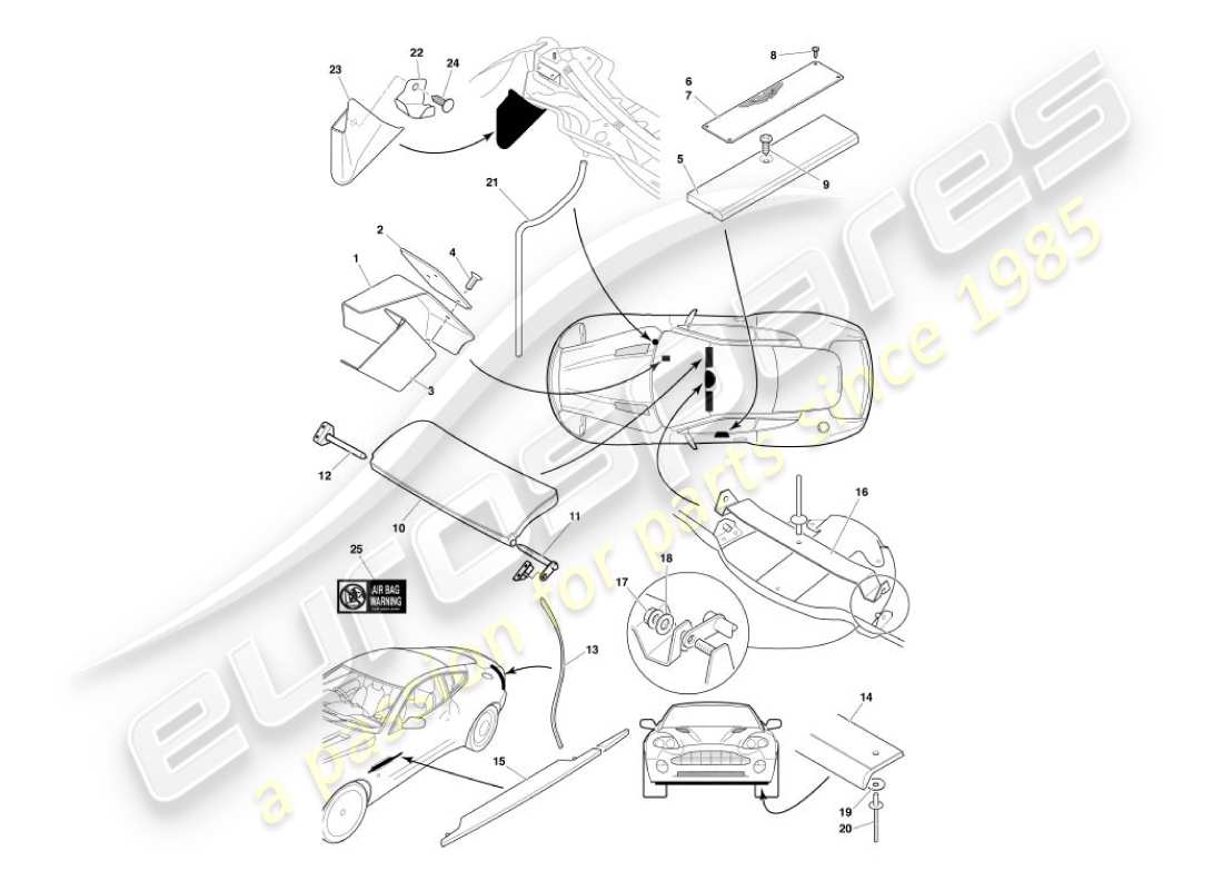 part diagram containing part number 1r12-634145-ac