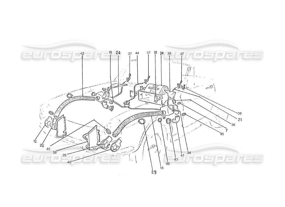 a part diagram from the ferrari 275 parts catalogue