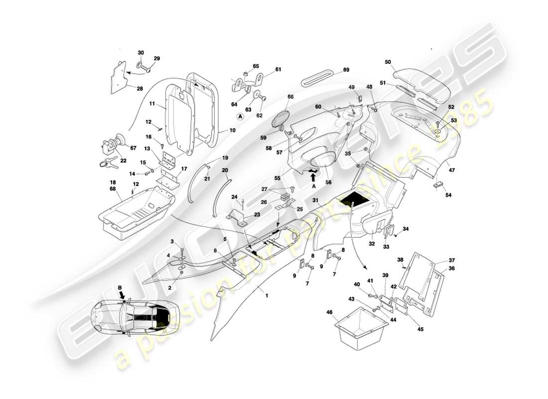 part diagram containing part number 697565