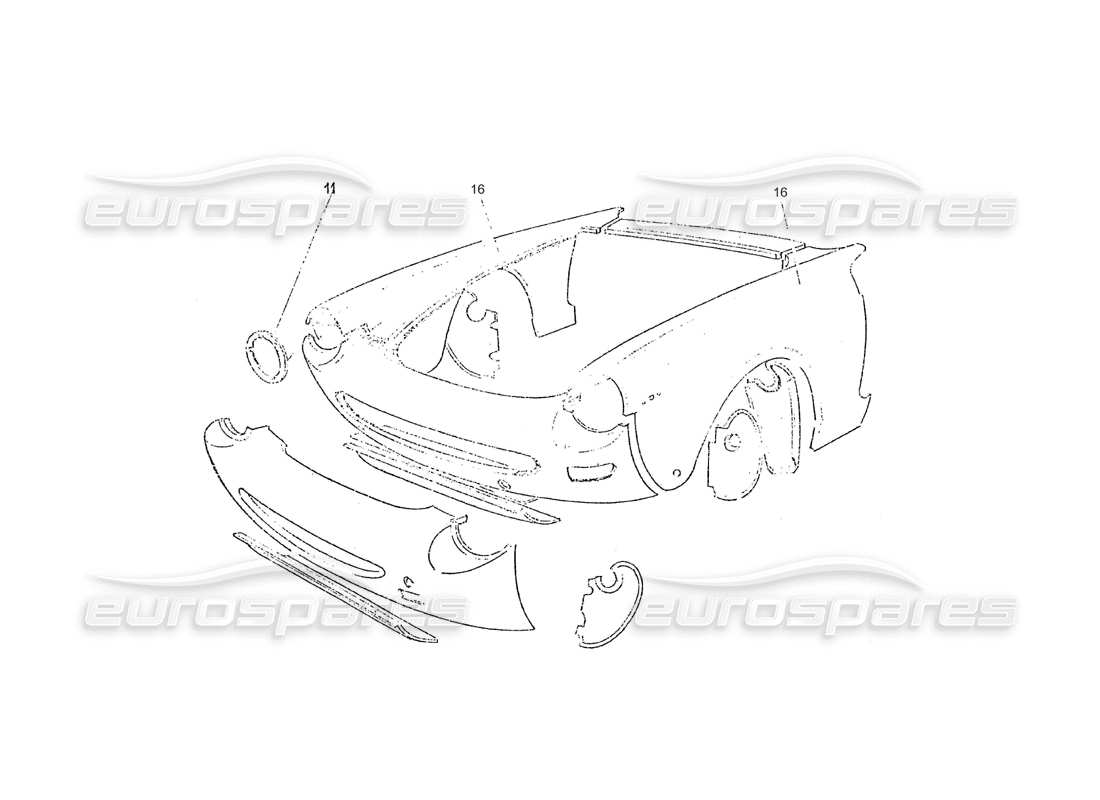 a part diagram from the ferrari 275 parts catalogue