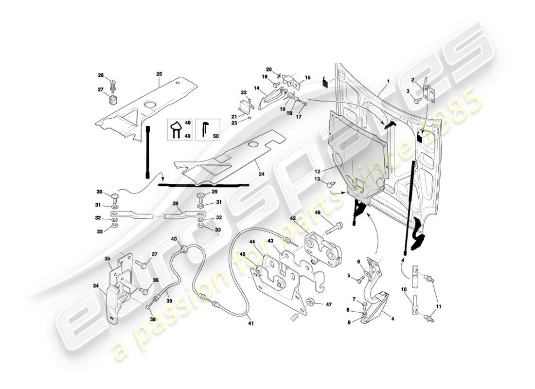 part diagram containing part number 697258