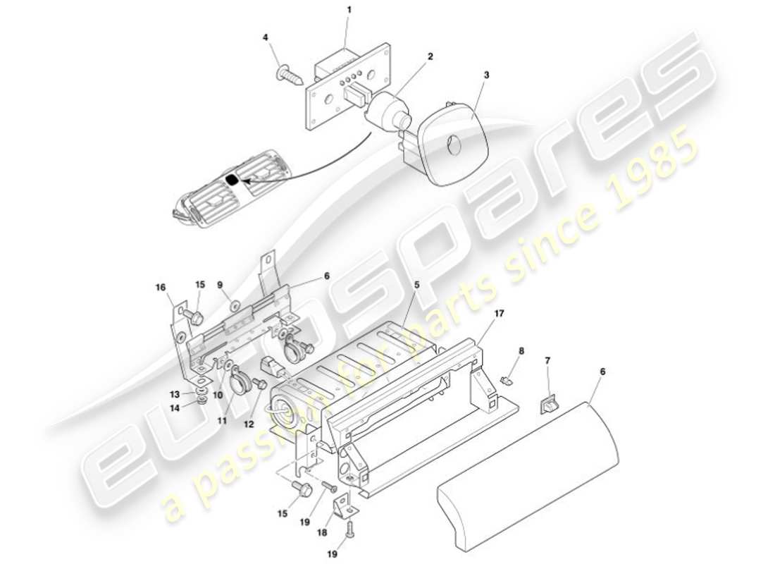 part diagram containing part number 697551