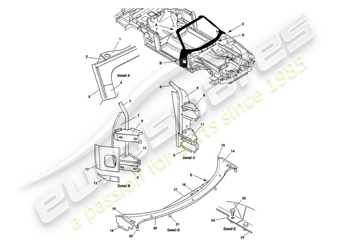 part diagram containing part number 61-55914