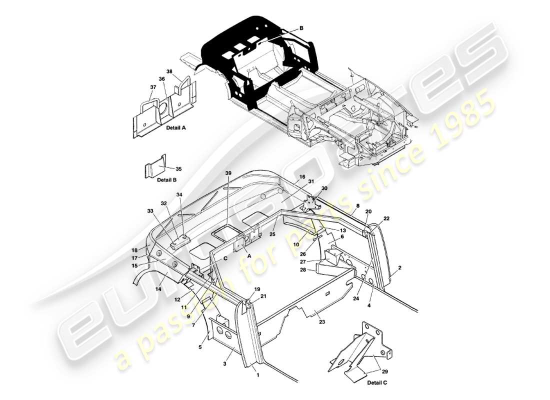 part diagram containing part number 61-61679