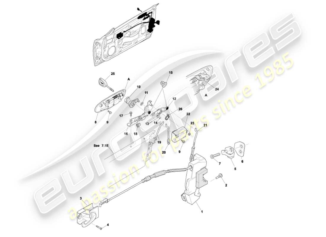 part diagram containing part number 1r12-652423-ae