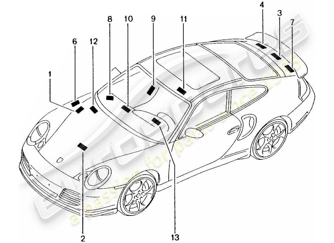 part diagram containing part number 99600610780