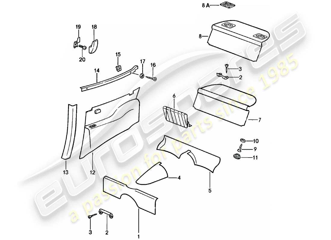 part diagram containing part number 91155507279