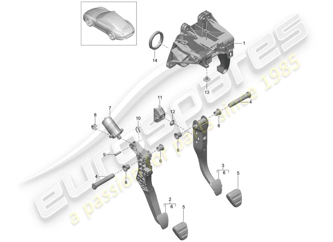 part diagram containing part number 99142314000