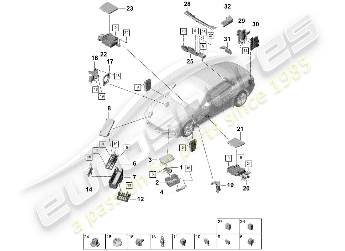 part diagram containing part number 971907583d