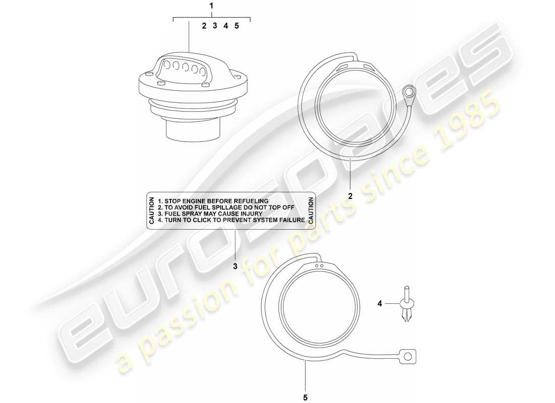 a part diagram from the porsche tequipment cayenne (2016) parts catalogue