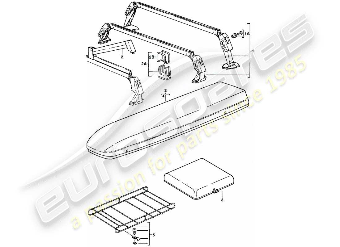 a part diagram from the porsche 911 parts catalogue