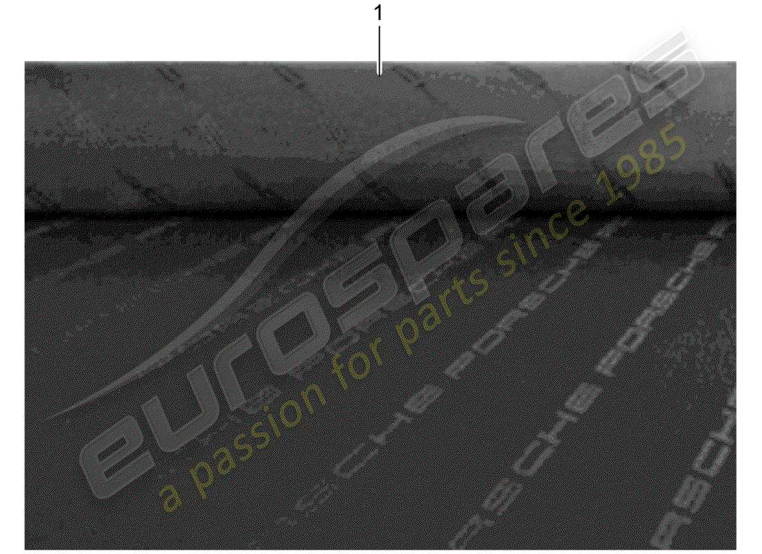 a part diagram from the porsche classic accessories (2005) parts catalogue