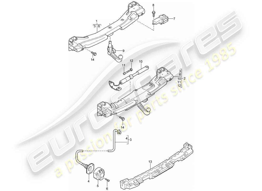 part diagram containing part number 95561250701