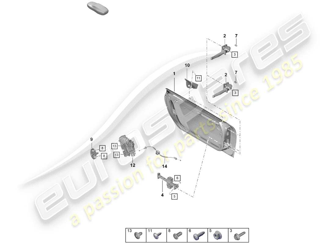 part diagram containing part number n 91259501