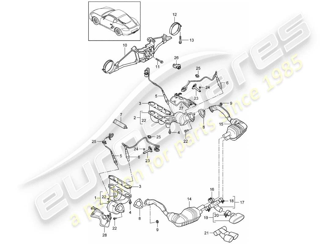 part diagram containing part number 98711313231