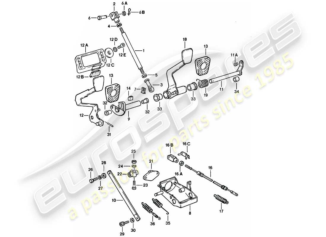 a part diagram from the porsche 911 (1978) parts catalogue