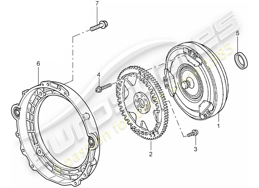 part diagram containing part number 99611607550