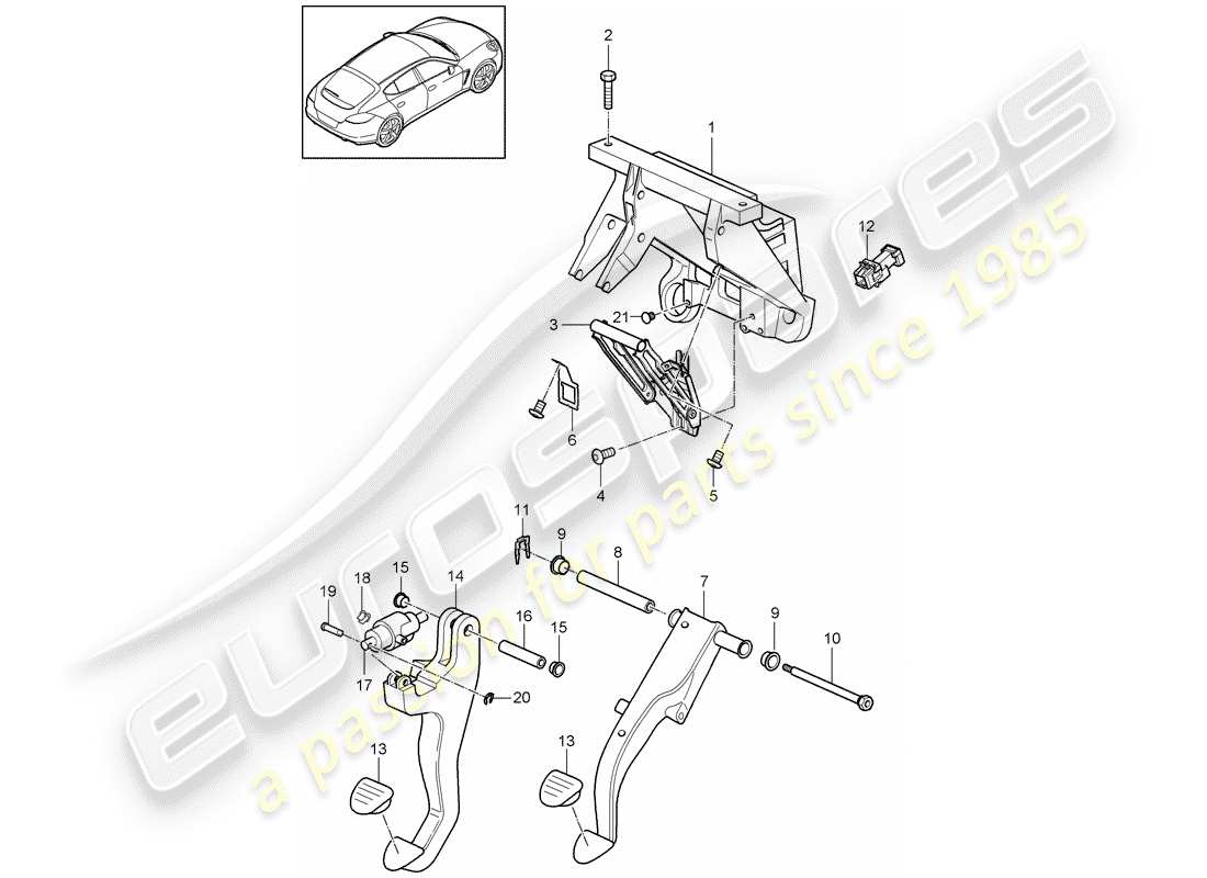 part diagram containing part number 97042306900