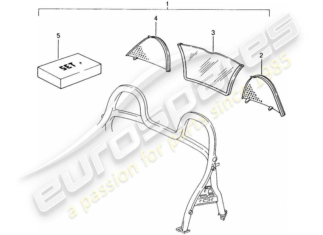 porsche tequipment catalogue (2003) installation kit part diagram