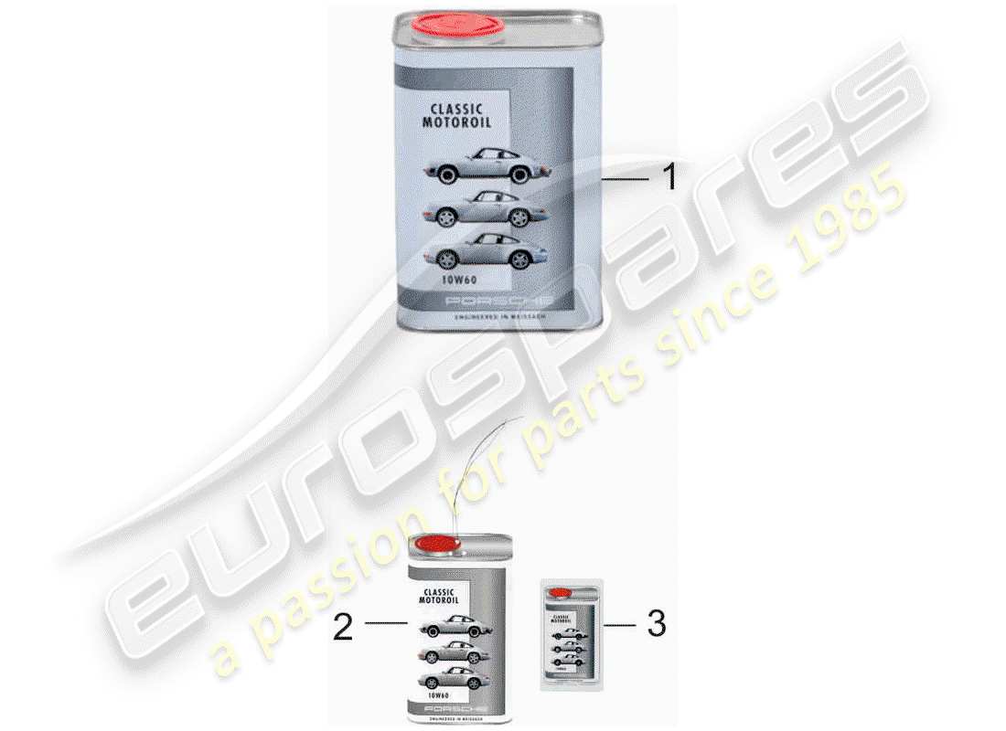 porsche 993 (1998) engine oil - porsche classic 10w60 part diagram