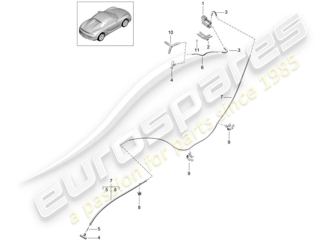 porsche 2016 exhaust system parts diagram