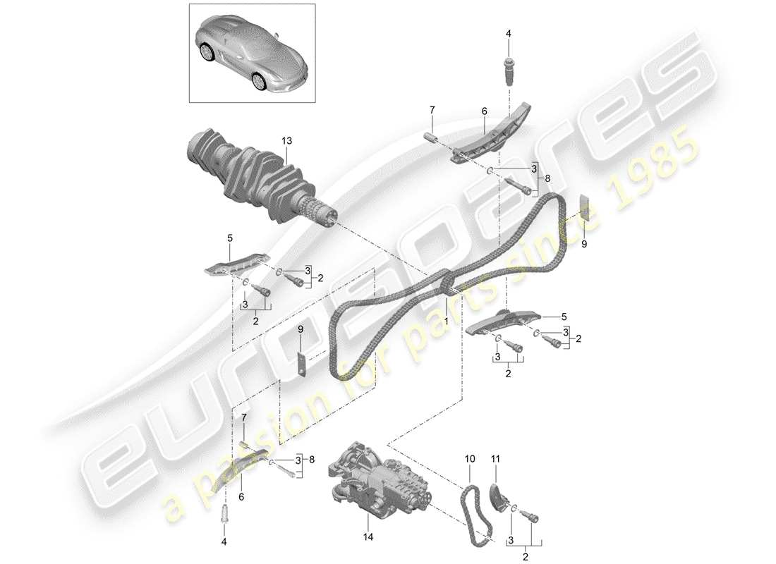 porsche 2016 valve control part diagram