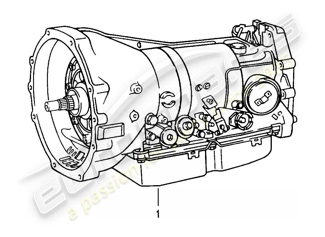 porsche replacement catalogue (1975) body gear part diagram