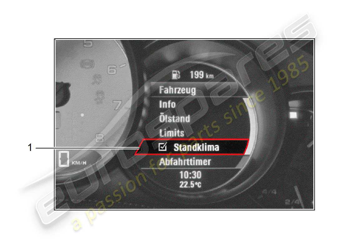 porsche tequipment cayenne (2019) installation kit part diagram