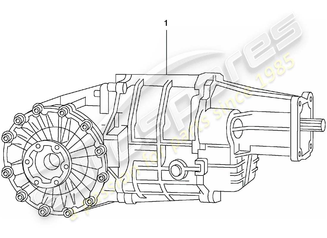 porsche replacement catalogue (1998) manual gearbox part diagram