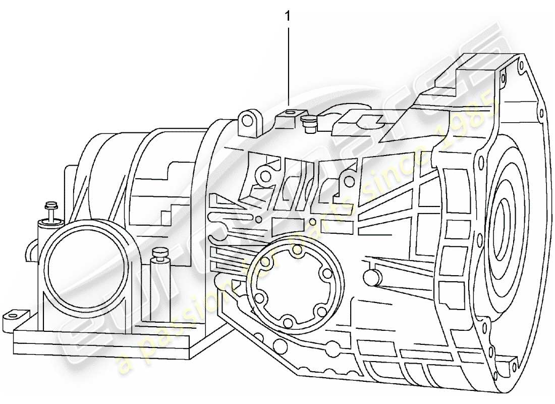 porsche replacement catalogue (1978) automatic transmission part diagram