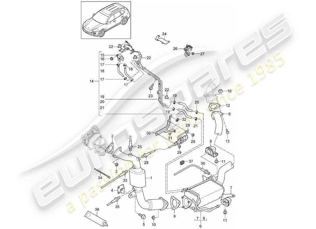 part diagram containing part number 958113023gx