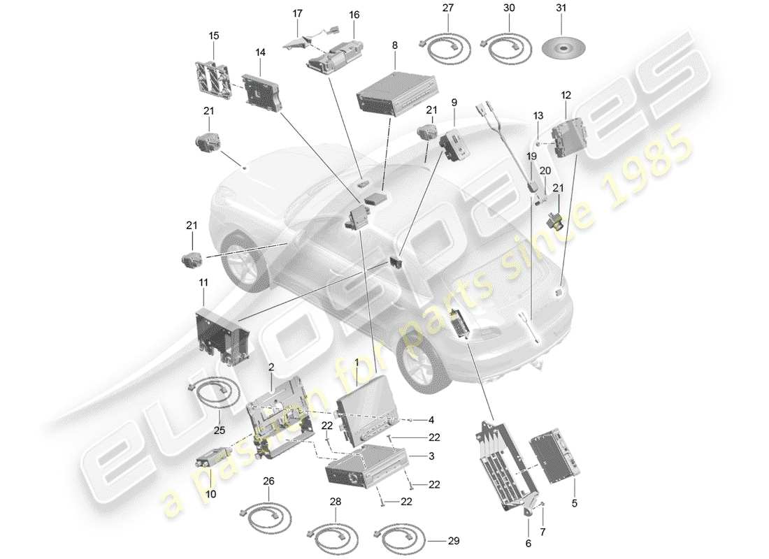 part diagram containing part number 95b807286