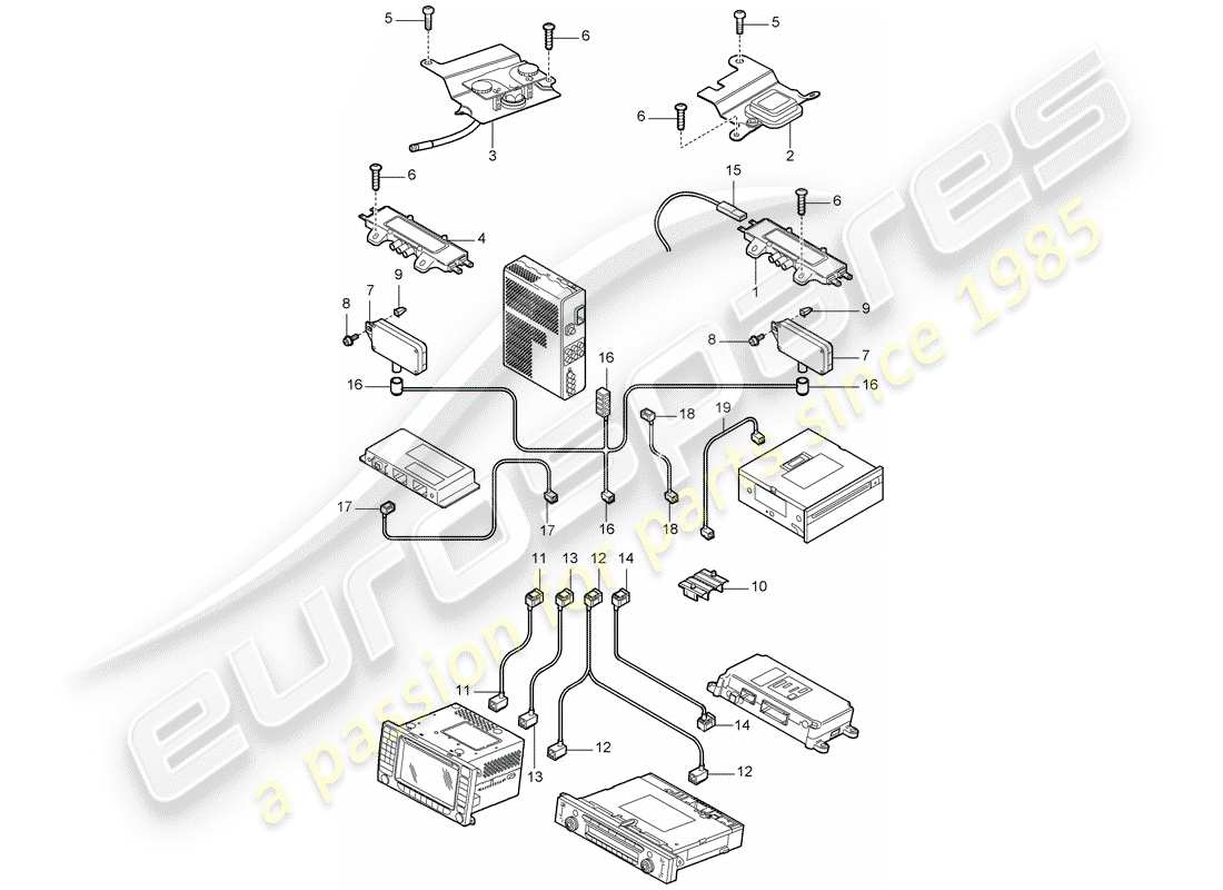 part diagram containing part number 95564721701