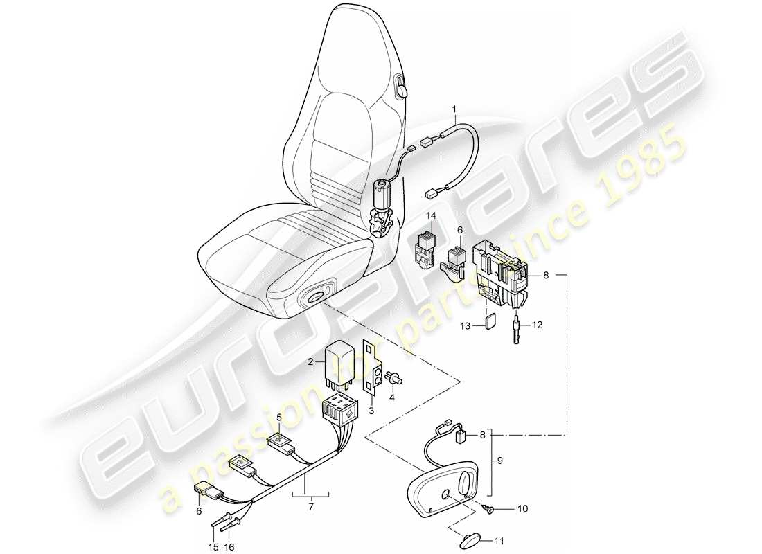 part diagram containing part number 99950740740