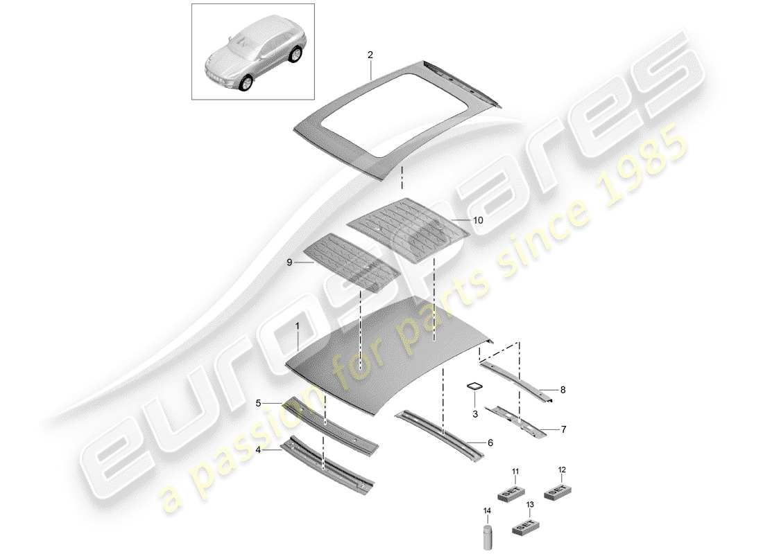 part diagram containing part number 95b817102 y