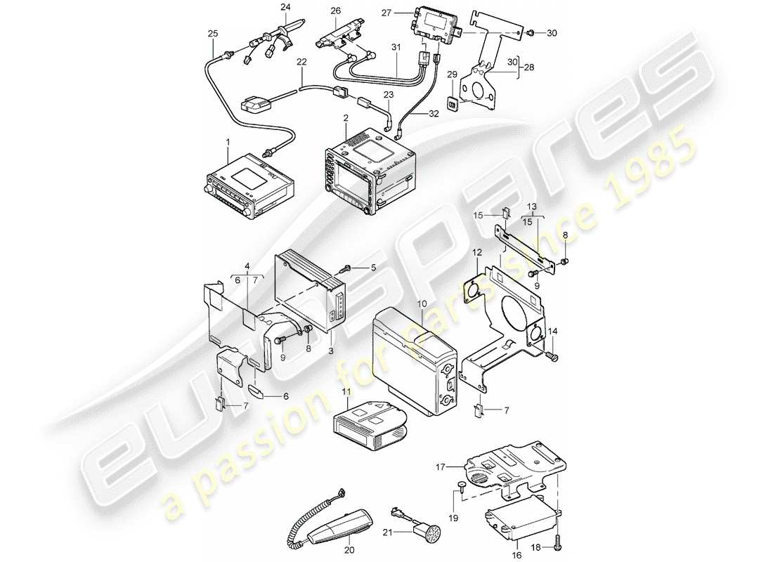 part diagram containing part number 99764514003