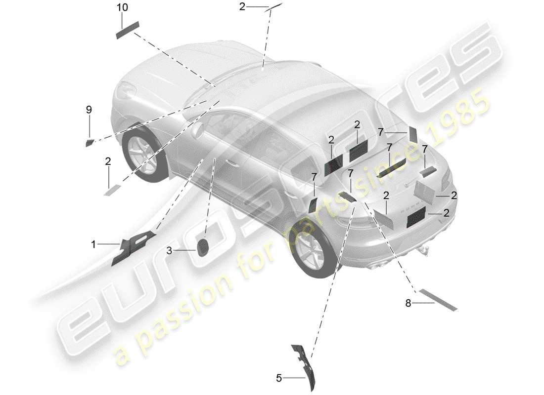 part diagram containing part number 8r0863895a