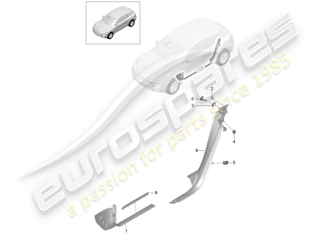 part diagram containing part number 95b853467ad