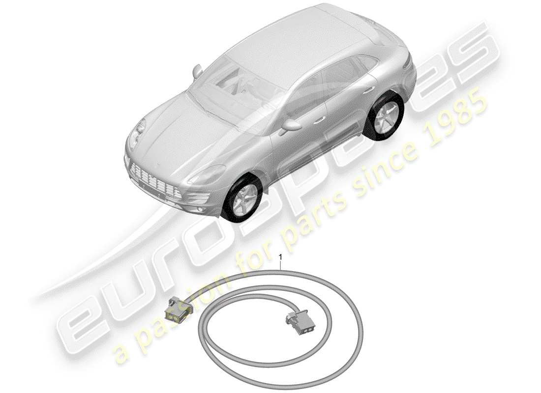 a part diagram from the porsche macan parts catalogue